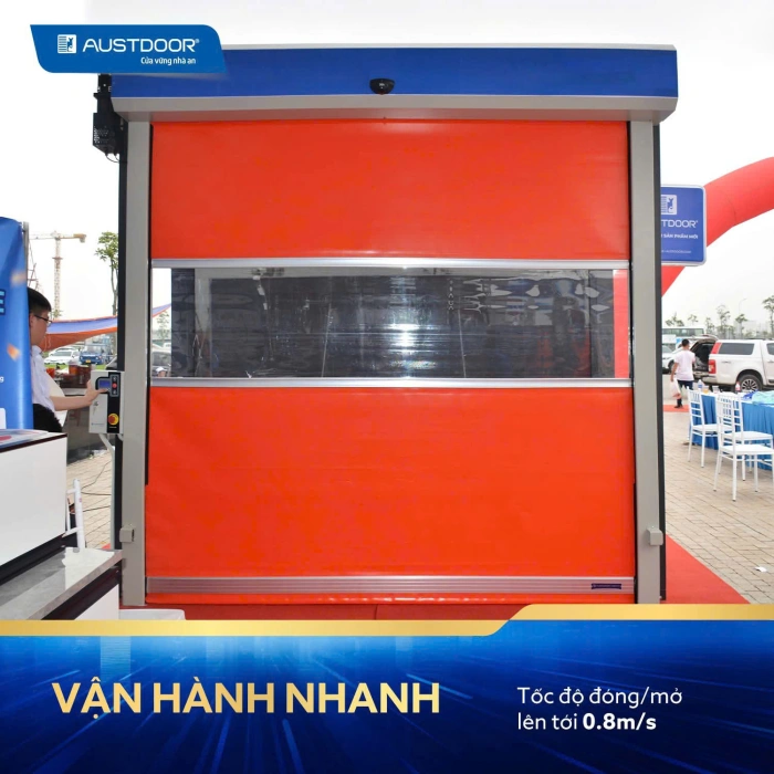 Cửa cuốn nhanh Bình Định – Giải pháp an toàn, tiện lợi cho mọi công trình